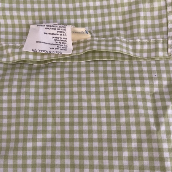 Pottery Barn Kids Bedding Pottery Barn Kids Twin Flat Sheet Gingham